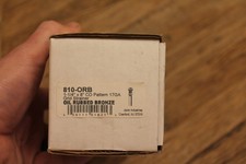 Jaclo 810-ORB 17 Ga Grid Drain No Over Flow 1-1/4" x 8" Oil Rubbed Bronze
