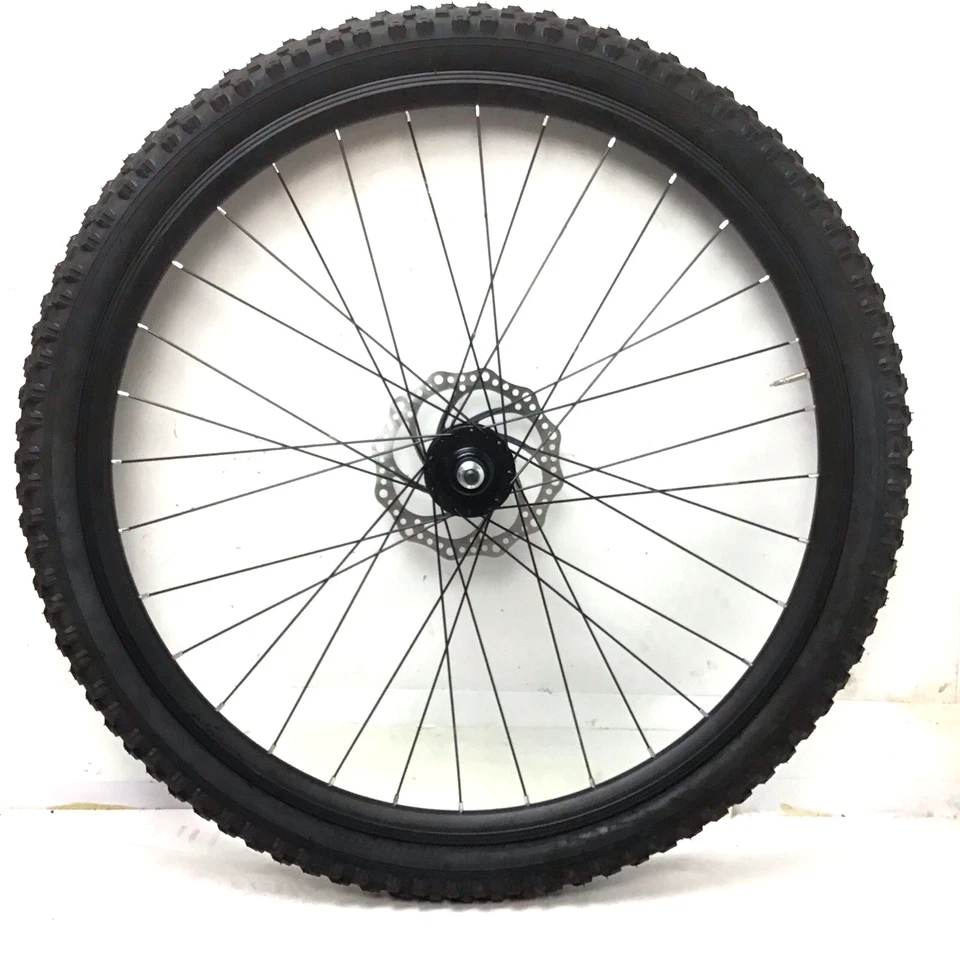 27,5" Vorderrad Fahrrad Disc Laufrad Alufelge schwarz 2,30" Reifen Mountainbike 650B #D65