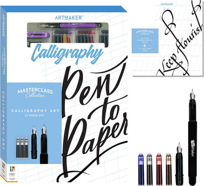 Art Maker Masterclass Collection: Calligraphy Art Kit - Beginner to Advanced Cal