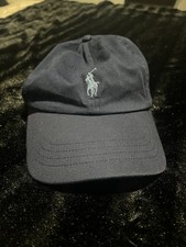 Polo Ralph Lauren Unisex Hat One Size Adjustable Navy Blue Baseball Cap Strap