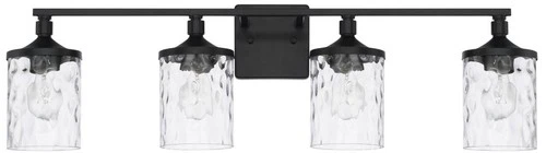 Capital Lighting Colton 33 1/2" Matte Black 4-Light Vanity Bath Light - Picture 2 of 5