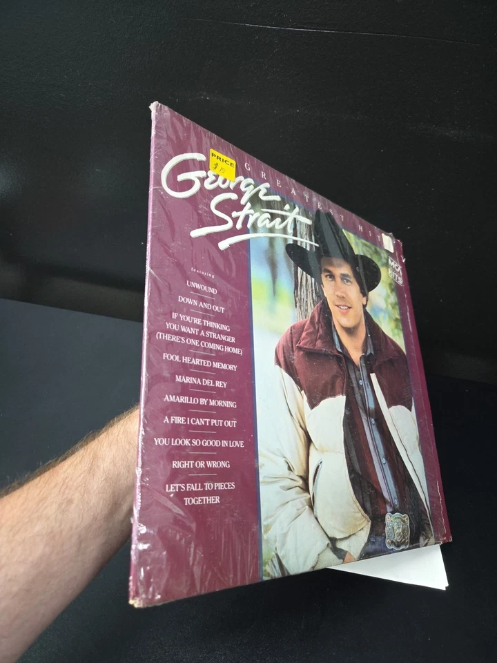 George Strait Greatest Hits Lp Vinyl 1985 1st CRC Press W/Shrink VG+/NM- Wax - Image 4 of 4