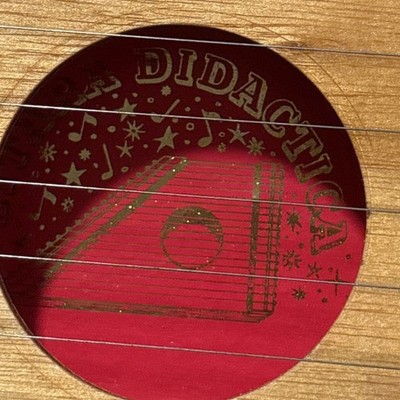 Vintage Citara Didactica Didactic Zither w/Box & 34 Sheets Of