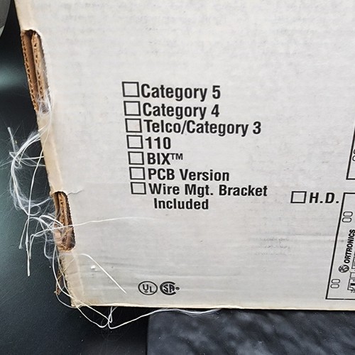 New! Ortronics OR-851000354 96-Port Cat-5 Patch Panel Ethernet Network ๐๐ - Picture 3 of 4