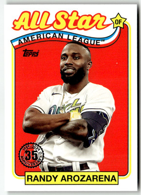 2024 Topps Series Two MLB No. 89ASB-42 Randy Arozarena All Star American League