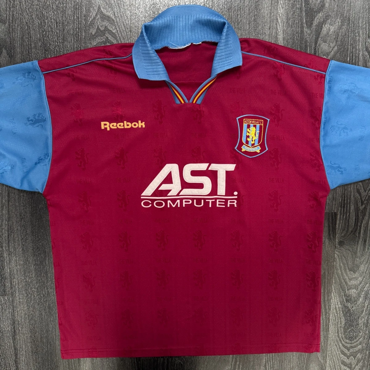 Reebok Aston Villa Shirt Only Memorabilia Football Shirts (English