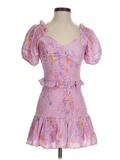 LoveShackFancy Women Pink Cocktail Dress S