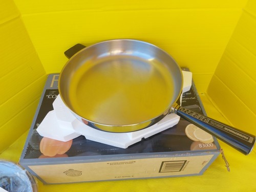 Farberware Stainless Steel 12" Electric Skillet Fry Pan B3000 BRAND NEW OPEN BOX - Picture 2 of 16
