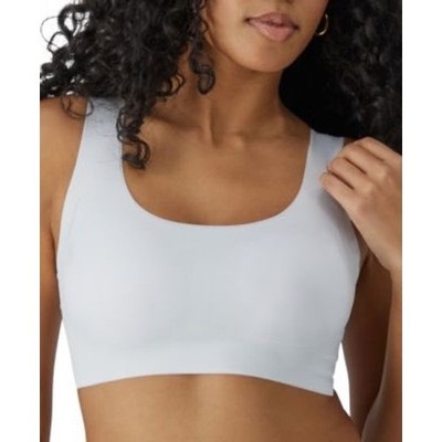 Bali Comfort Revolution EasyLite Bra Womens Medium White Wireless Nylon Stretch