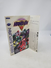 Hang-On GP (Sega Saturn, 1995) Complete, CIB - Tested And Working