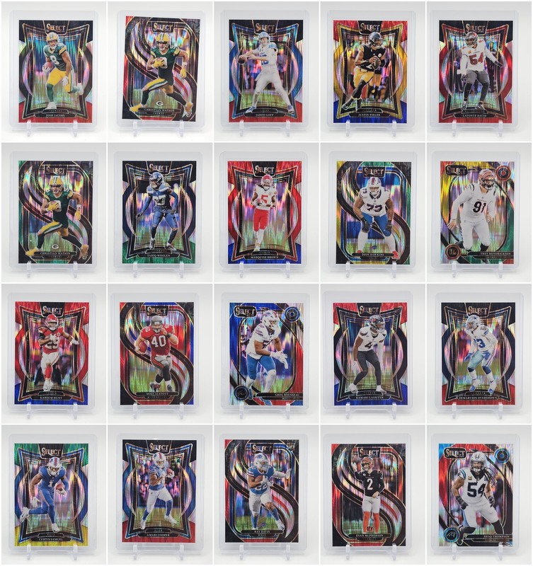 [20] RAY DAVIS/MIKE ALSTOTT 2024 SELECT PREMIER LEVEL ROOKIE TRI-COLOR Q7341