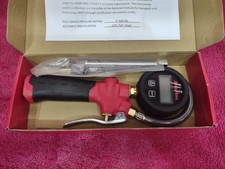 New Snap On Tools 14 Npt Hose Digital Tire Inflator Up To 200 Psi Red