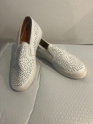 Vionic Midi Perf Women's White Casual Slip On Shoes Size 9