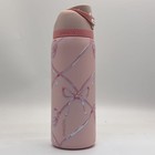 Owala FreeSip Sugar Plum Fairy 32 Oz Water Bottle Holiday Collection Pink