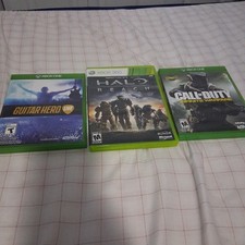 Xbox 360 Halo Reach, Guitar Hero Live  Xbox One COD Infinite Warfare Cases Only