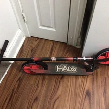HALO Rise Above Supreme Big Wheel Scooter, Black (HALO200SB)