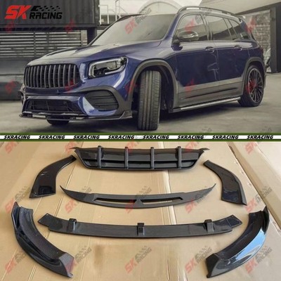 Fits Benz GLB35 AMG 21-23 Carbon Fiber Front Lip Rear Diffuser Spoiler Wing Kits