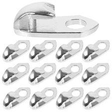 20 Pcs Boot Lace Hooks Set Metal Climbing Buckle. Clips for Shoes