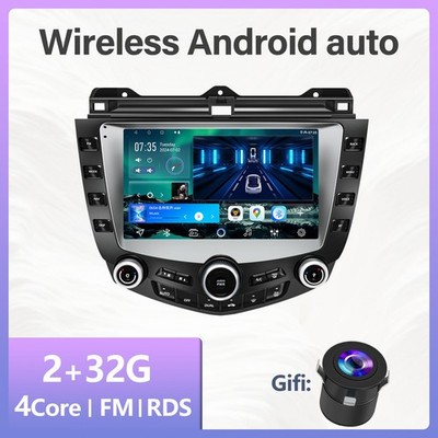 9'' For 2003-2007 Honda Accord Carplay Android 14 Car Stereo Radio GPS Navi WIFI