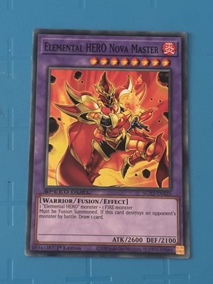 Elemental HERO Nova Master Speed Duel GX: Midterm Paradox 1st Edition SGX2-ENA25