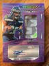 2023 Panini Obsidian - Rookie Jersey Autographs Zach Charbonnet #202 Purple...