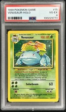 Venusaur Holo 15/102 Base Set Pokemon PSA 4 on eBay