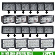 For John Deere 8100 8200 8300 8400 8110 8210 8310 8410 20pcs Led Work Light Set