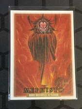 2024 SkyBox Marvel Masterpieces 92 Platinum Mephisto #54 Canvas
