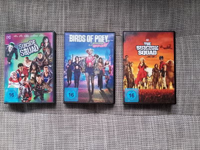 Alle 3 Teile (DVD) der Harley Quinn - Suicide Squad 1 und 3 - Birds of Prey (2)