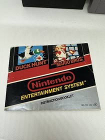 Super Mario Bros And Duck Hunt NES Game Cartridge & Manual & Sleeve NO Box