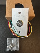 Push to Exit Door Release Button Stainless Steel Plate   Access Control Switch