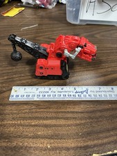 Dreamworks Mattel Dinotrux Ty-Rux Diecast 2015 Red 4" - T-Rex Dinosaur A32 3