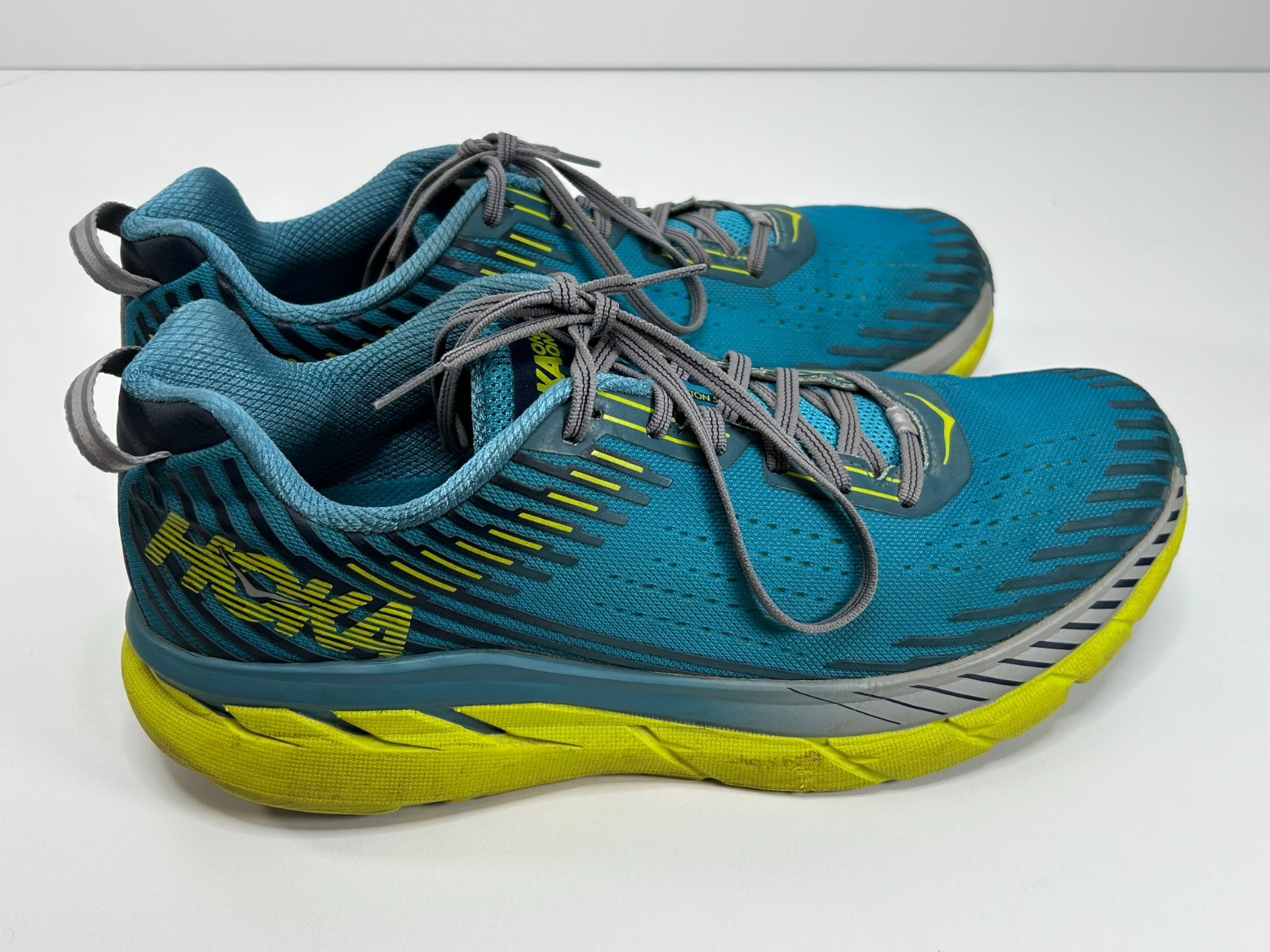 Hoka One One Clifton 5 Caribbean Sea Running Shoes 1093755 CSSB Men’s Size 12.5 thumbnail 5