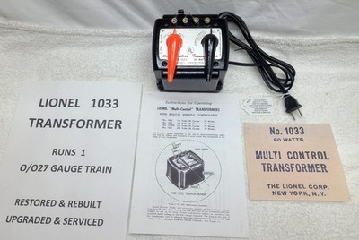 LIONEL 1033 TRANSFORMER - 90W - RESTORED, UPGRADED, SERVICED - LOT M50
