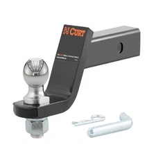 Curt 45055 Class 3 Loaded Ready Tow Ball Mount for 2" Receivers