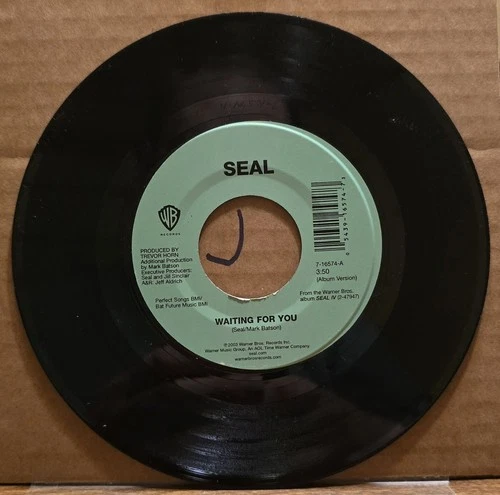 Seal - Waiting For You/Kiss From A Rose - VG+ | 2003 Electronic, House 45rpm 7"