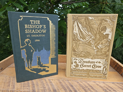Lamplighter 2 Book Lot: Treasure of the Secret Cove/The Bishop's Shadow HC