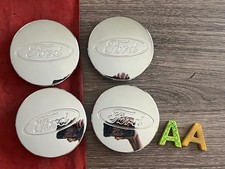 Aa Set 4 2000-2011 Ford Focus Center Cap Chrome 2m51 1000 Aa