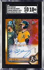 2022 Bowman Chrome Prospect Auto Max Muncy #CPA-MMU Gold Auto /50 SGC 10 1st