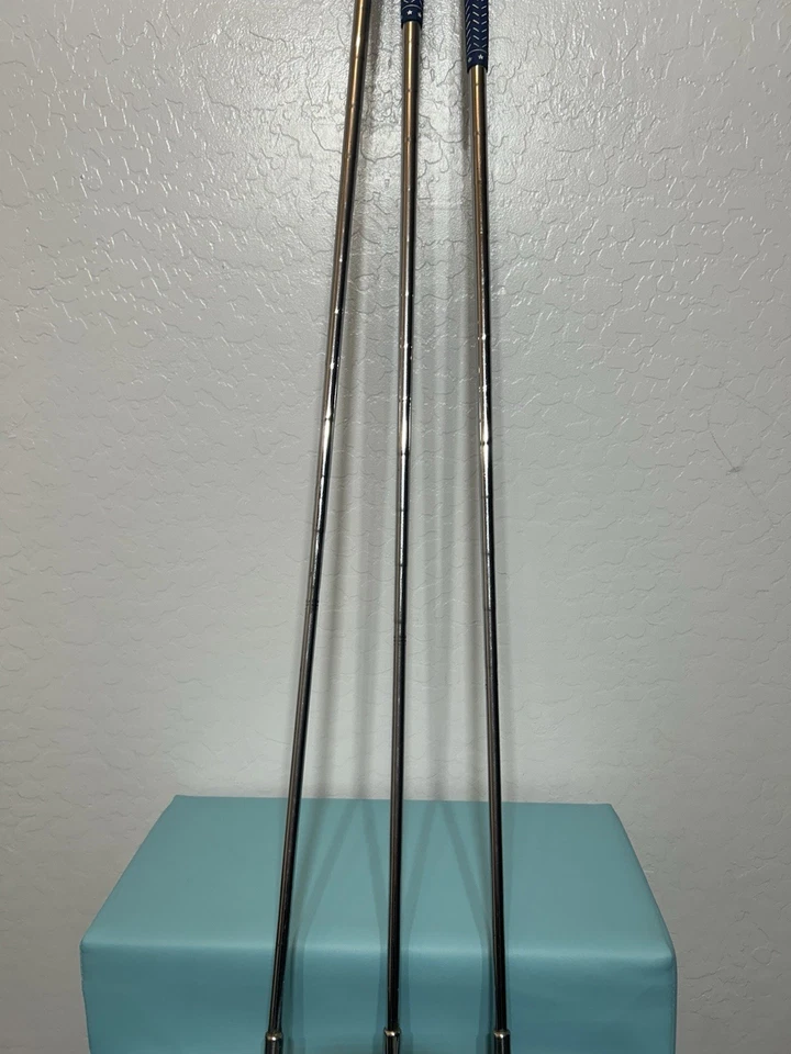 Metal 1, 3, 5 Wood Golf Club Blue Ladies Set Right Handed Used Vtg - Image 3 of 4