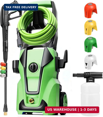 #ad Electric Pressure Washer 5000PSI Max 4.0GPM with 33FT Flexible Extension Hose 4 $229.48