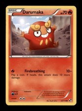 Darumaka 23/114 Common Black & White Pokemon LP