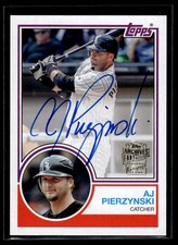 2024 Topps Archives 1983 Fan Favorite A.J. Pierzynski Auto Chicago White Sox