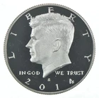 2014 S PROOF SILVER KENNEDY HALF DOLLAR