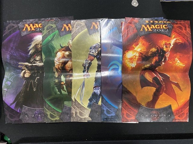 Magic the Gathering 2012 Poster Lot - Read Description | eBay