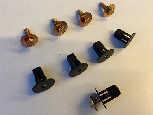 MINI PARACHOQUES SPLASH DEBAJO DE LA CARROCERÍA DEL MOTOR AUTOGOLPE DE TORNILLO CLIPS DE AJUSTE - Imagen 4 de 14