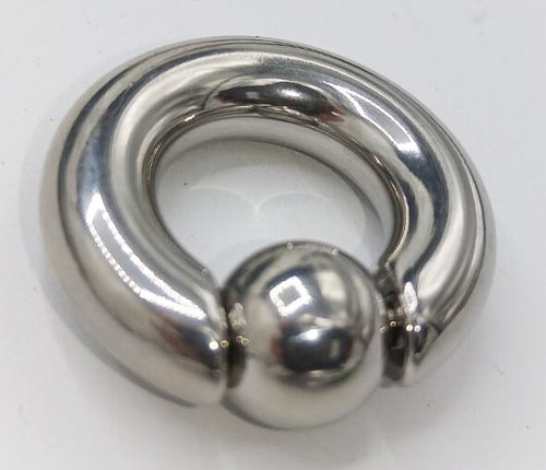 BCR Intimpiercing Prinz Albert XXL Piercing 3-8mm Klemmring Klemmkugel - Bild 2 von 4