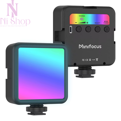 Pocket RGB Full Color 2500-7000K LED Video Light Photography Fill Lamp VLog NEW
