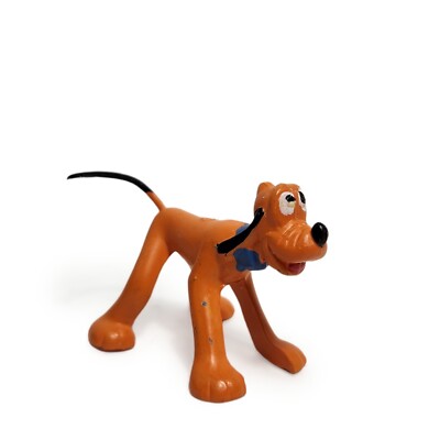 Pluto Vintage Disneykins Marx Figure Mickey Mouses Dog Disneykin 1 ¼  TALL