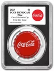 Coca-Cola® 6 gram Silver Bottle Cap - PCGS PR70 DCAM- First Day of Issue